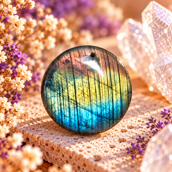 Cabochon en labradorite