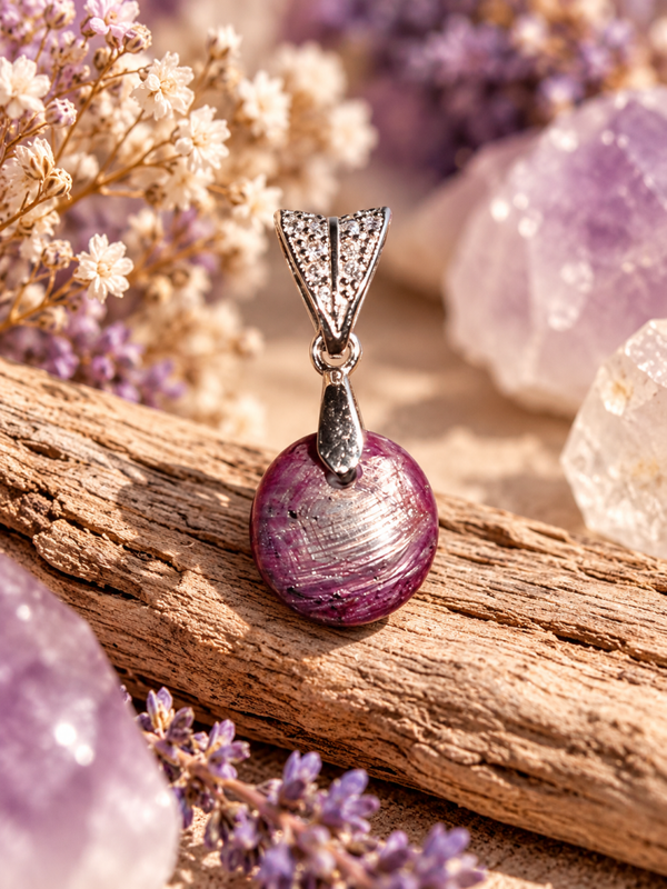 Pendentif "Préciosa" en Rubis naturel
