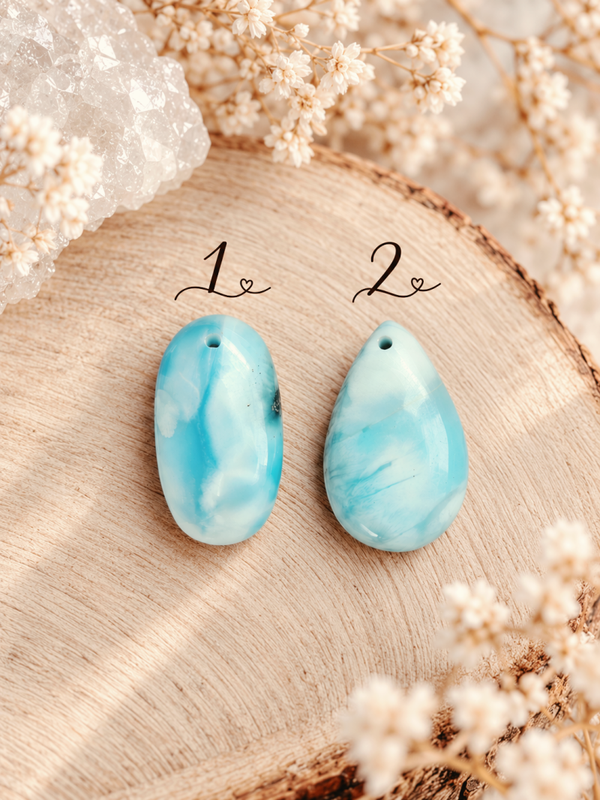 Cabochons de Larimar