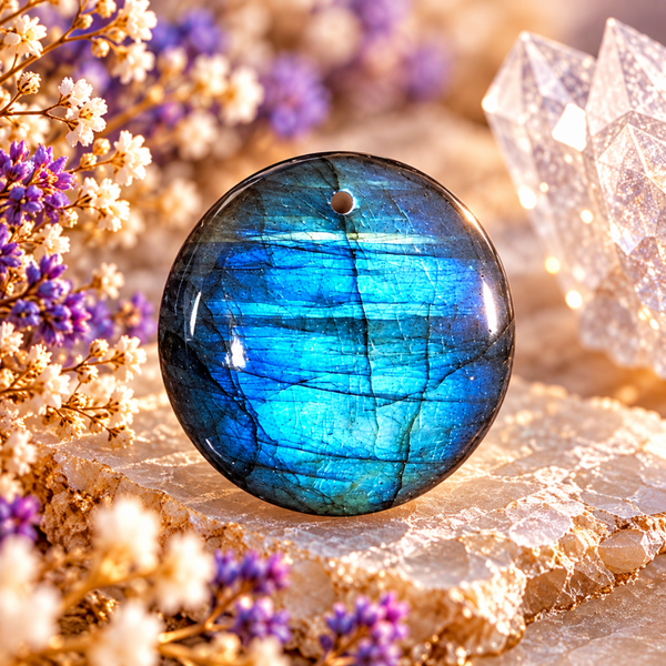 Cabochon en labradorite