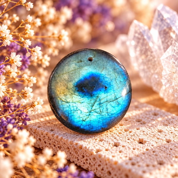Cabochon en labradorite