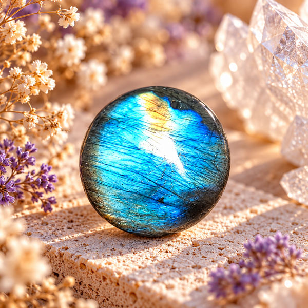 Cabochon en labradorite