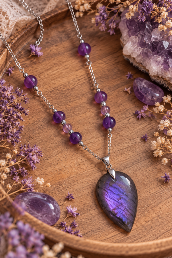 Collier "Velours de Nuit"
