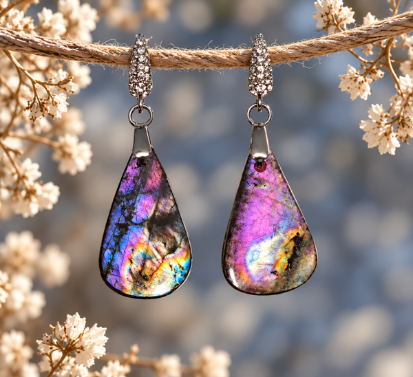 Boucles d'oreilles "Reflets Enchantés"