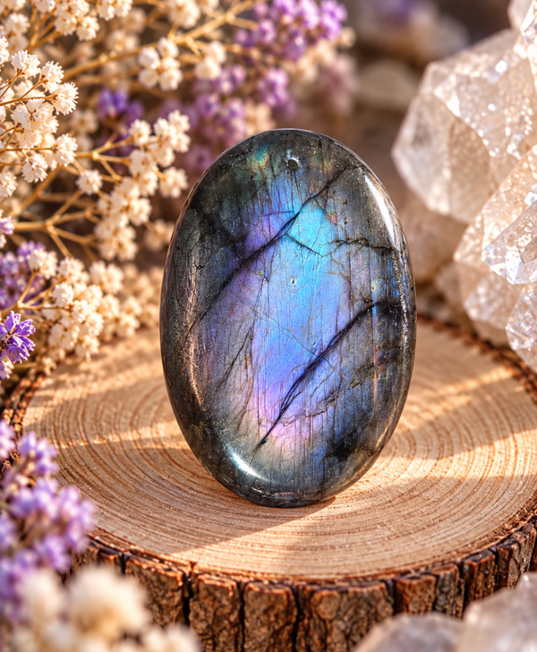 Cabochon de labradorite