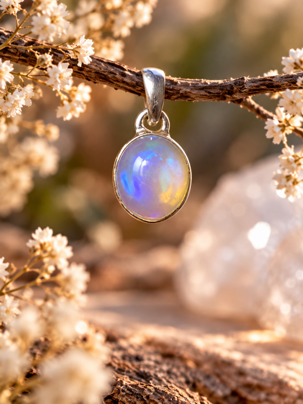 Pendentif Opale d'Éthiopie