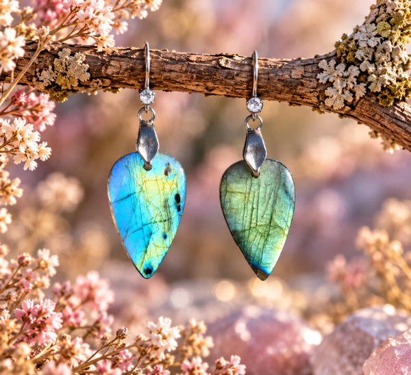 Boucles d'oreilles "Cœur de Forêt"