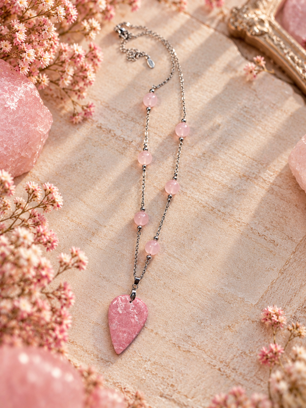 Collier "Douceur de Rose"