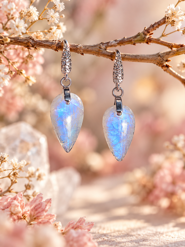 Boucles d'oreilles "Larmes Célestes"