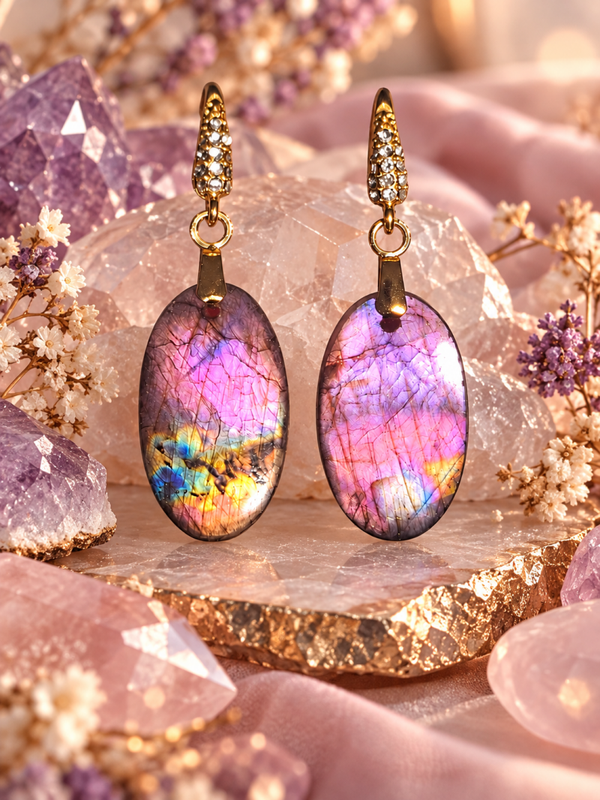 Boucles d'oreilles " Irisa"