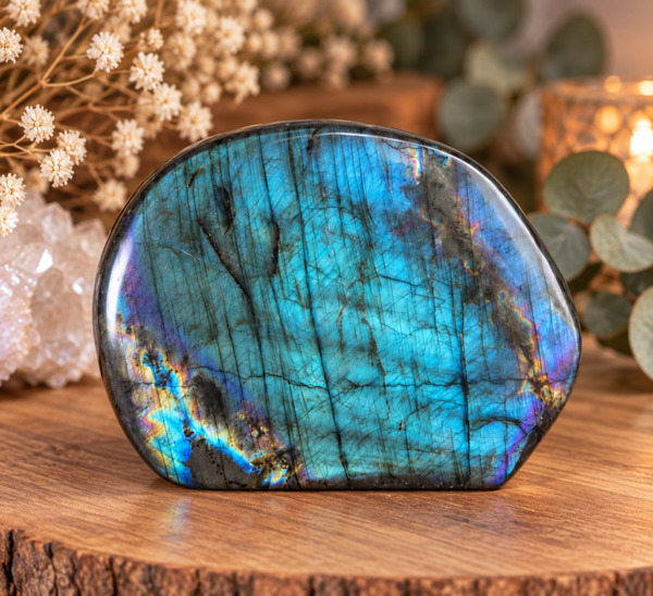 Forme libre - Labradorite bleue