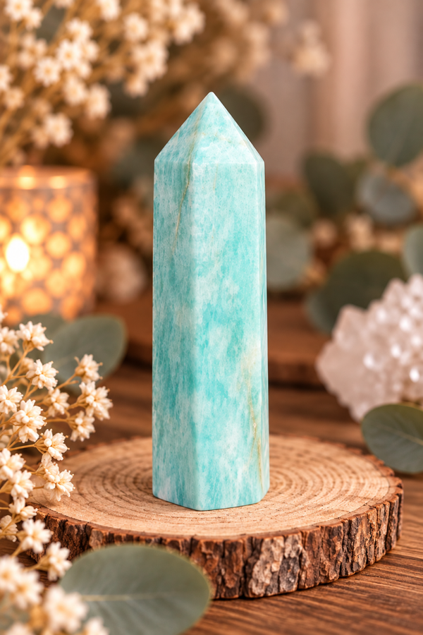 Obélisque en amazonite