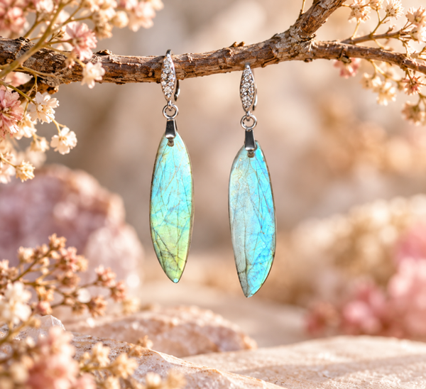 Boucles d'oreilles "Aurore Boréale"