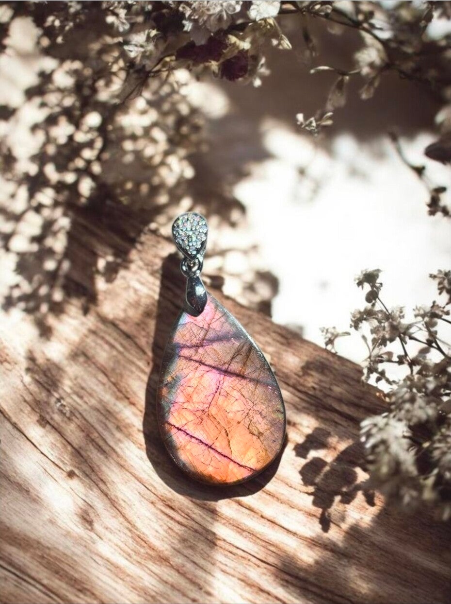 Pendentif  "Aurore solaire"