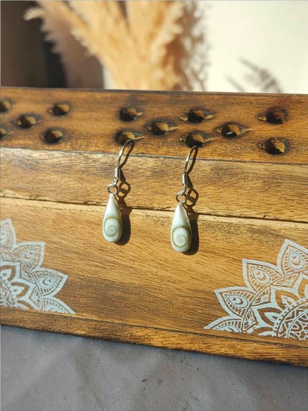 Boucles d'oreilles en Œil de Shiva