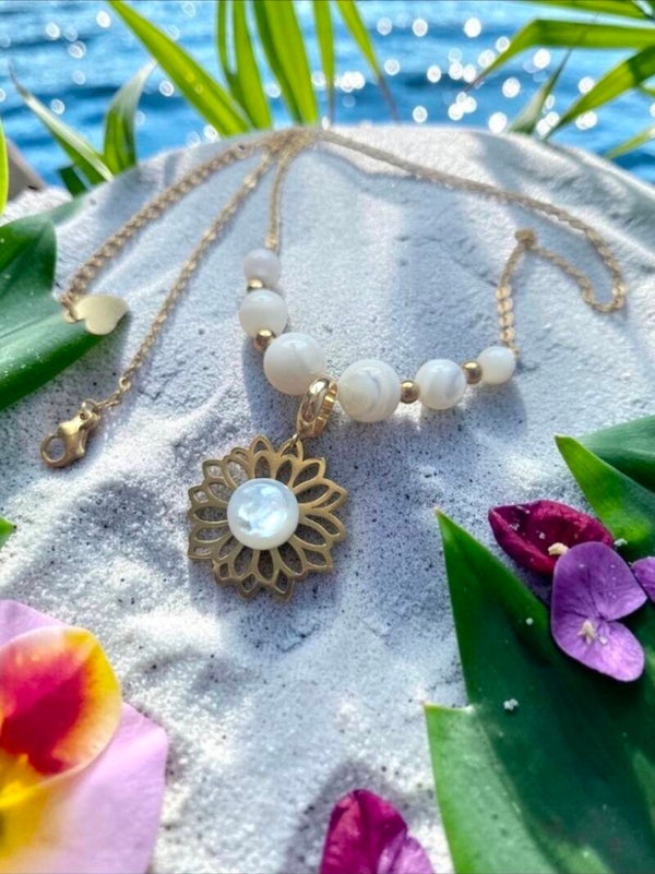 Collier "Fleur de Nacre"