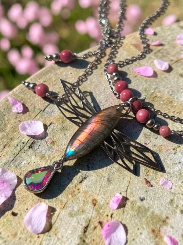 Collier "L'Éveil de la libellule"
