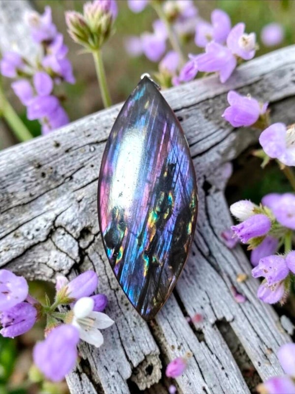 Pendentif en labradorite xxl
