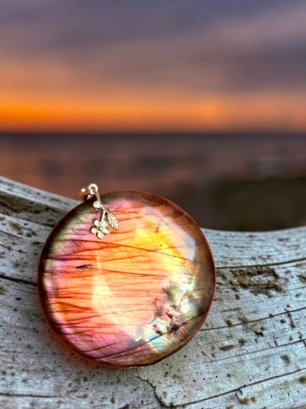 Pendentif en labradorite qualité Cristalia
