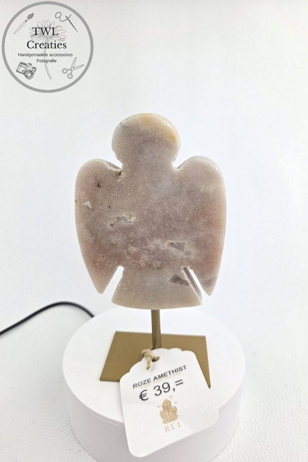 Roze Amethist engel