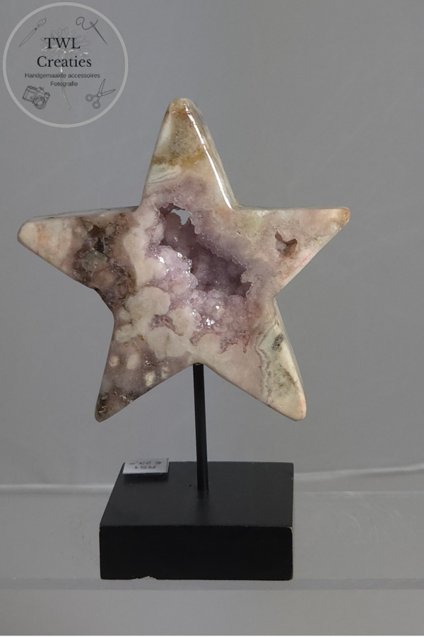 Roze Amethist ster  (RS2)