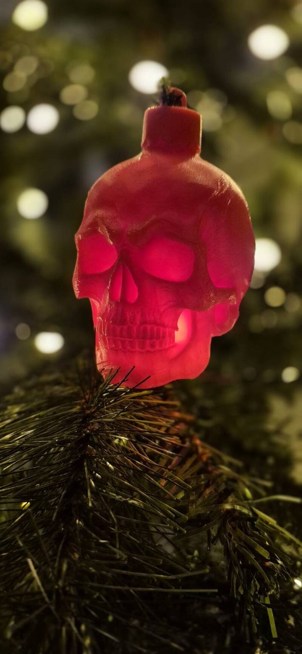 Kerstbal skull