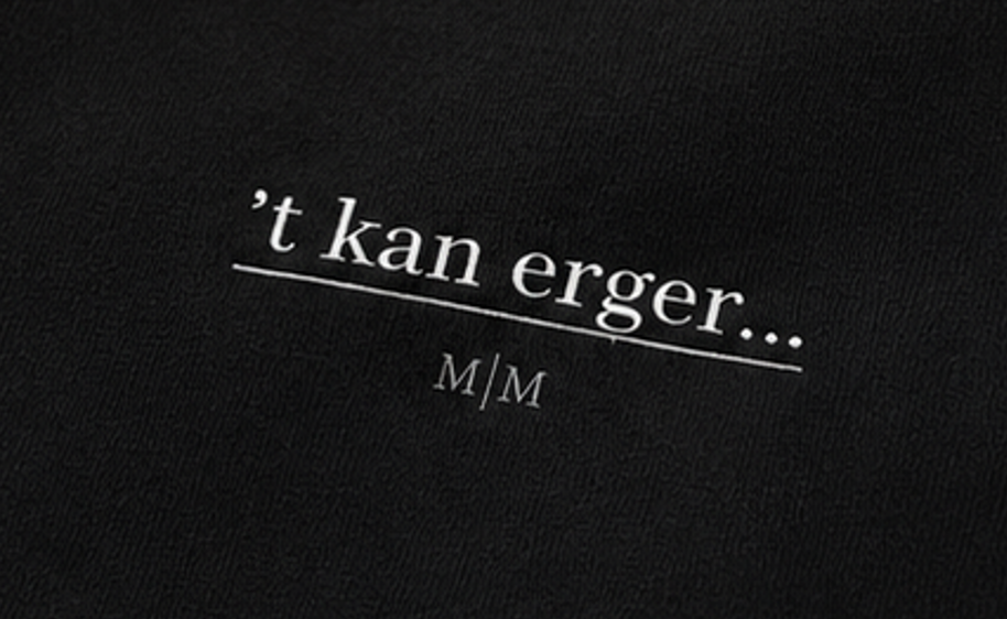 't kan erger... hoodie