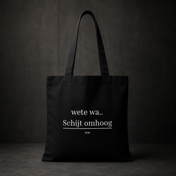 Schijt omhoog totebag