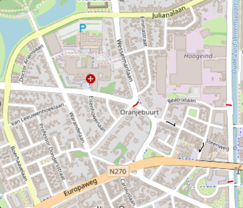 voetgangers gebied helmond