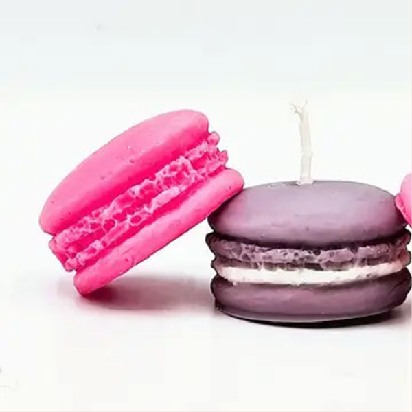 BOUGIE MACARON X2