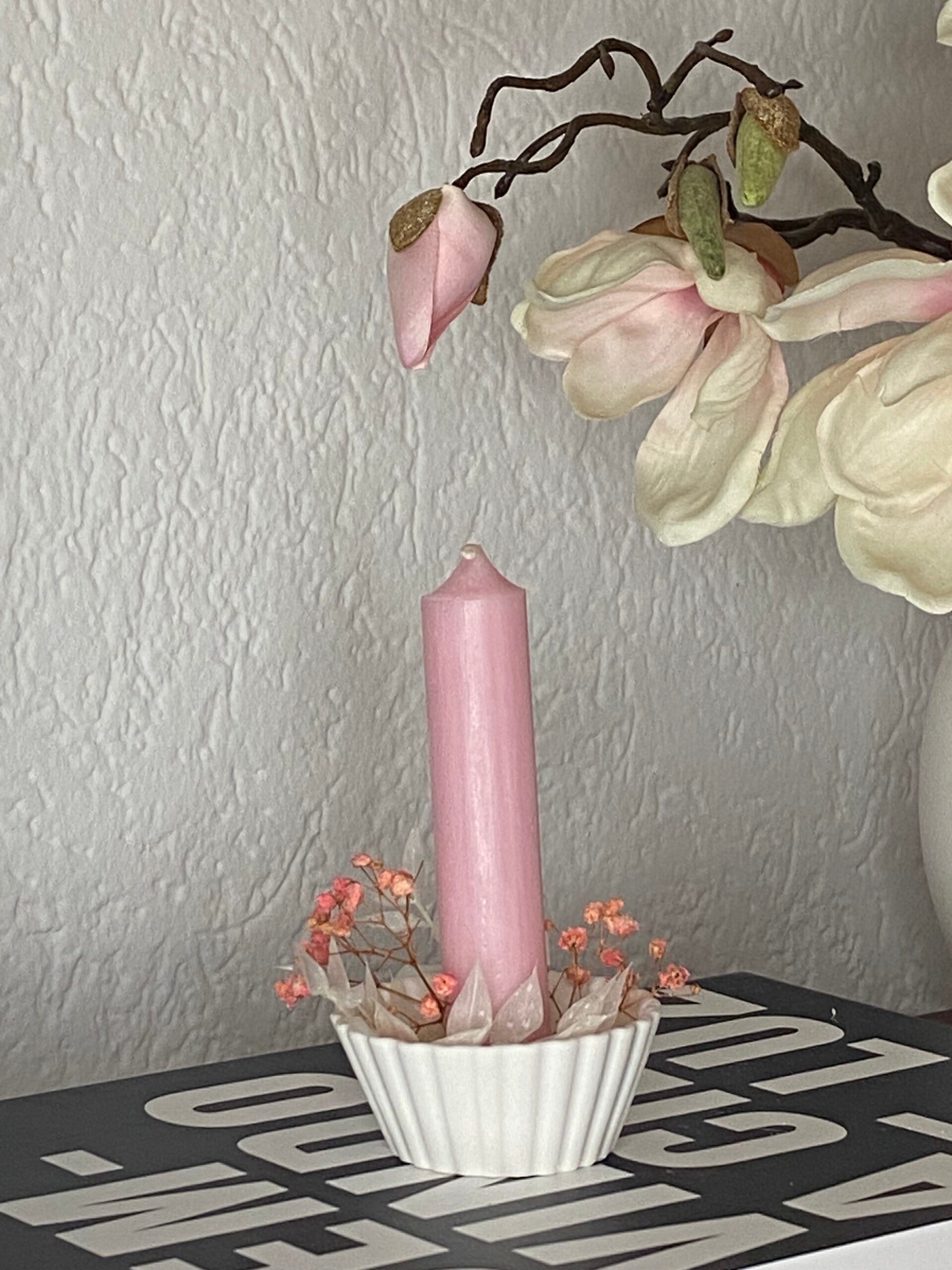 Muffa – Geriffelte Kerzenschale in Muffinform | Handmade Wohndeko & Geschenkidee