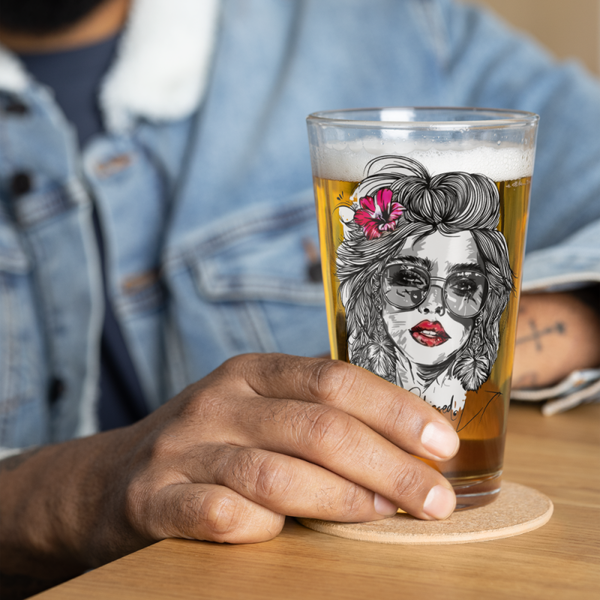 Pint Glass „Sunkissed“ – stylisches Bier- & Cocktailglas