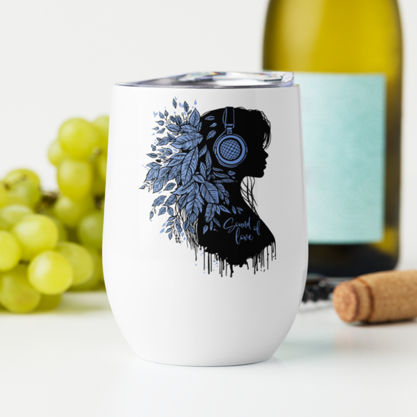 Weinbecher „Sound of Love“ – Stylischer Becher mit Musikmotiv