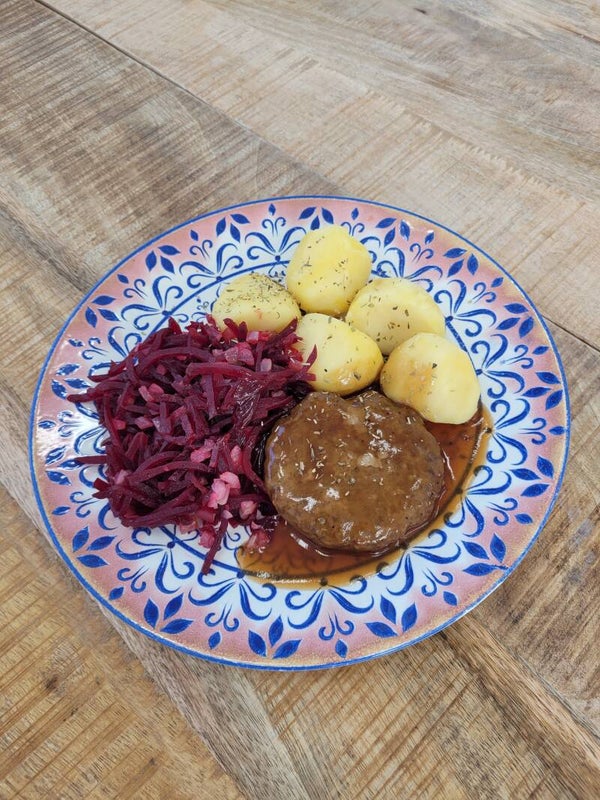 week 41 - Bietjes (gebakken ui), aardappelen & Gelderse schijf