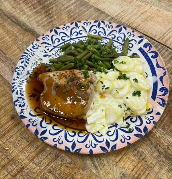 week 13 - Boontjes met aardappelgratin & Procureurlapje