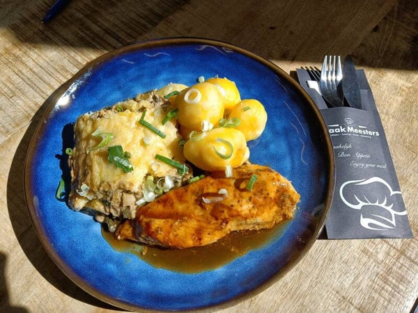 week 14 - Aardappel/Prei gratin & Kipfilet