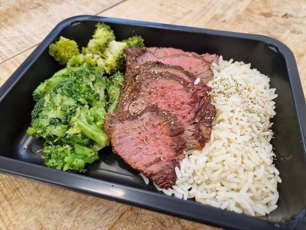 Biefstuk, Broccoli, rijst