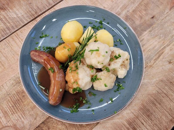 week 18 - Bloemkool (sausje) aardappelen & Rundersaucijsje