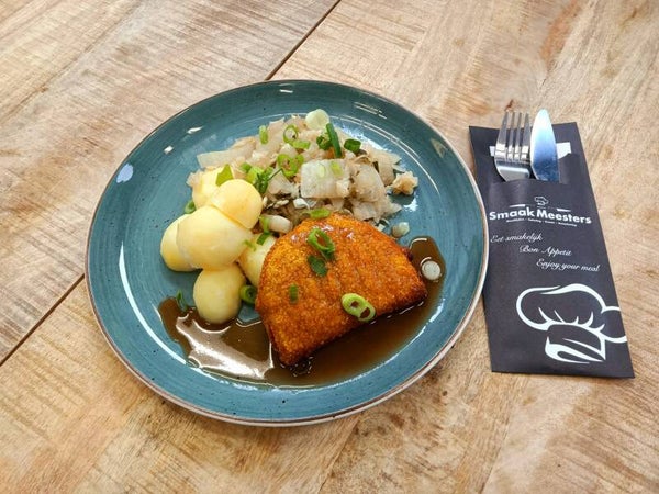 week 16 - Chinese kool (uitje) aardappelen & Kip cordon blue