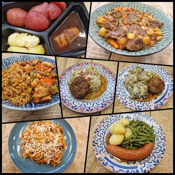 week 43 - Stamppot Paksoi (spekjes/ui) met Kip in kerriesaus
