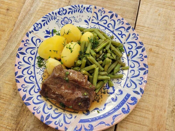 week 24 - Sperziebonen, aardappelen & rundvlees