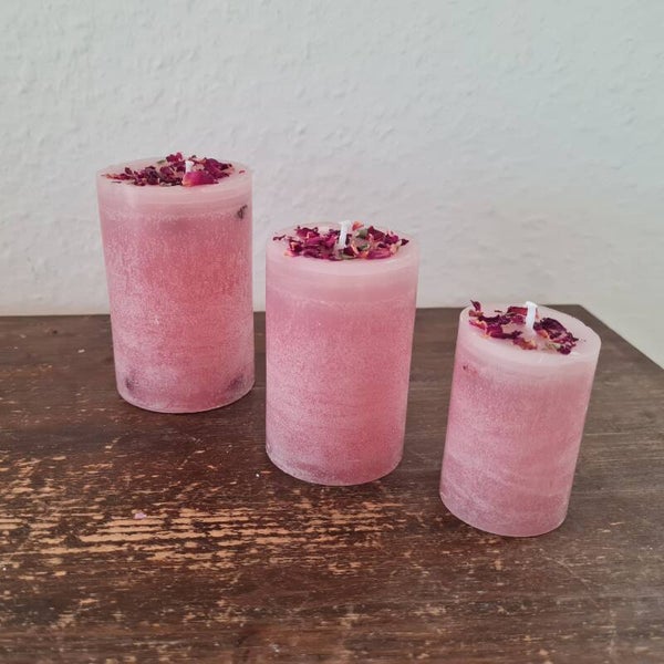 Blossom Candle "Rosenblüte"