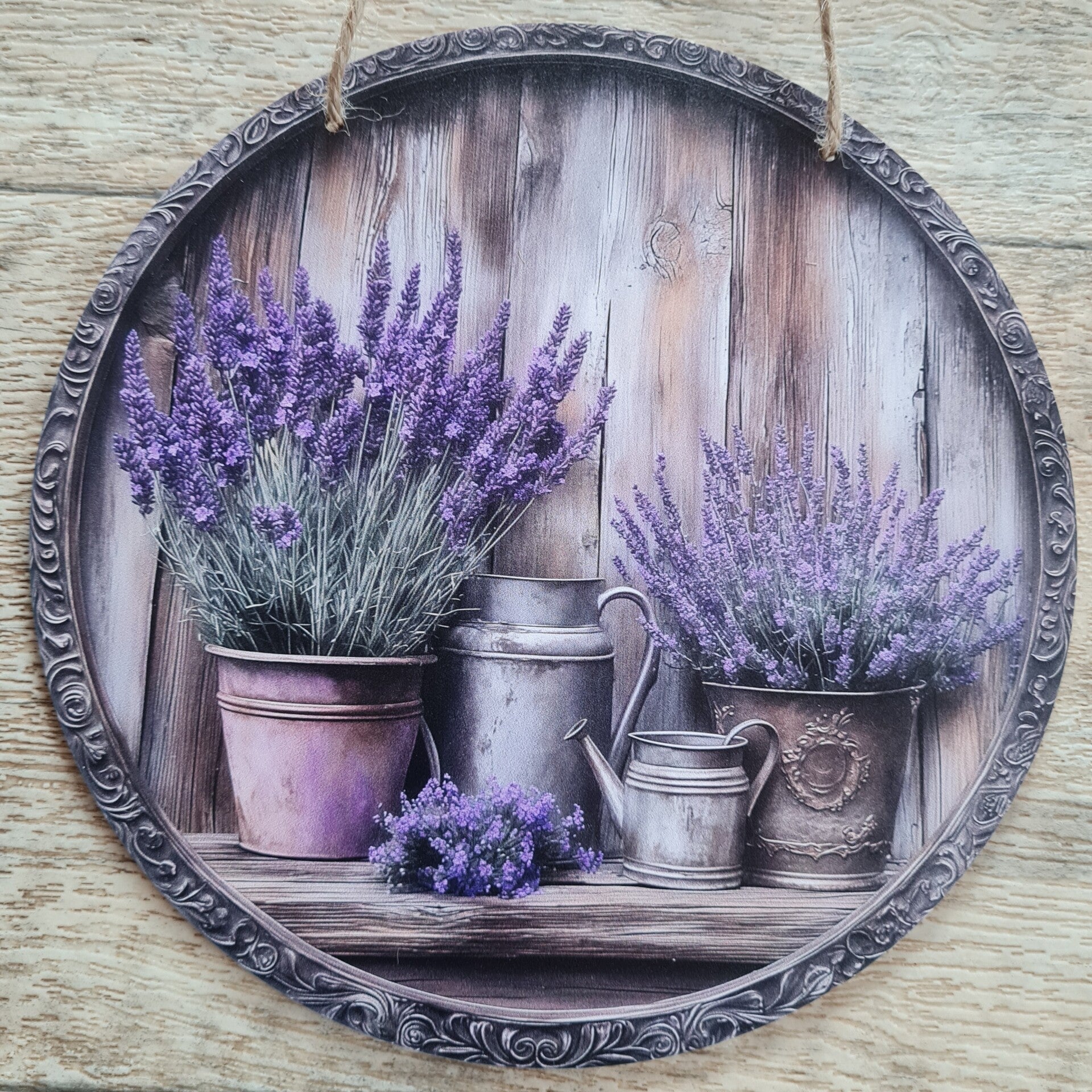 Vintage Schild Lavendel Garten