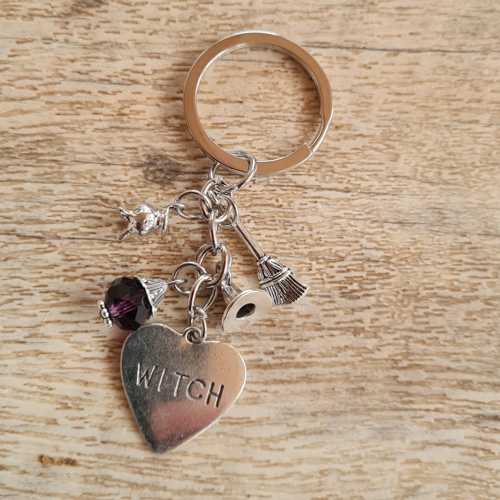 Schlüssenanhänger Hexenring