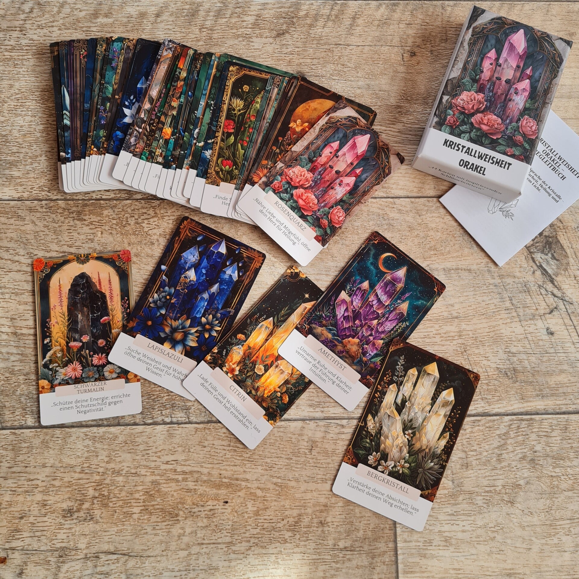 Kartenset: Kristallweisheit