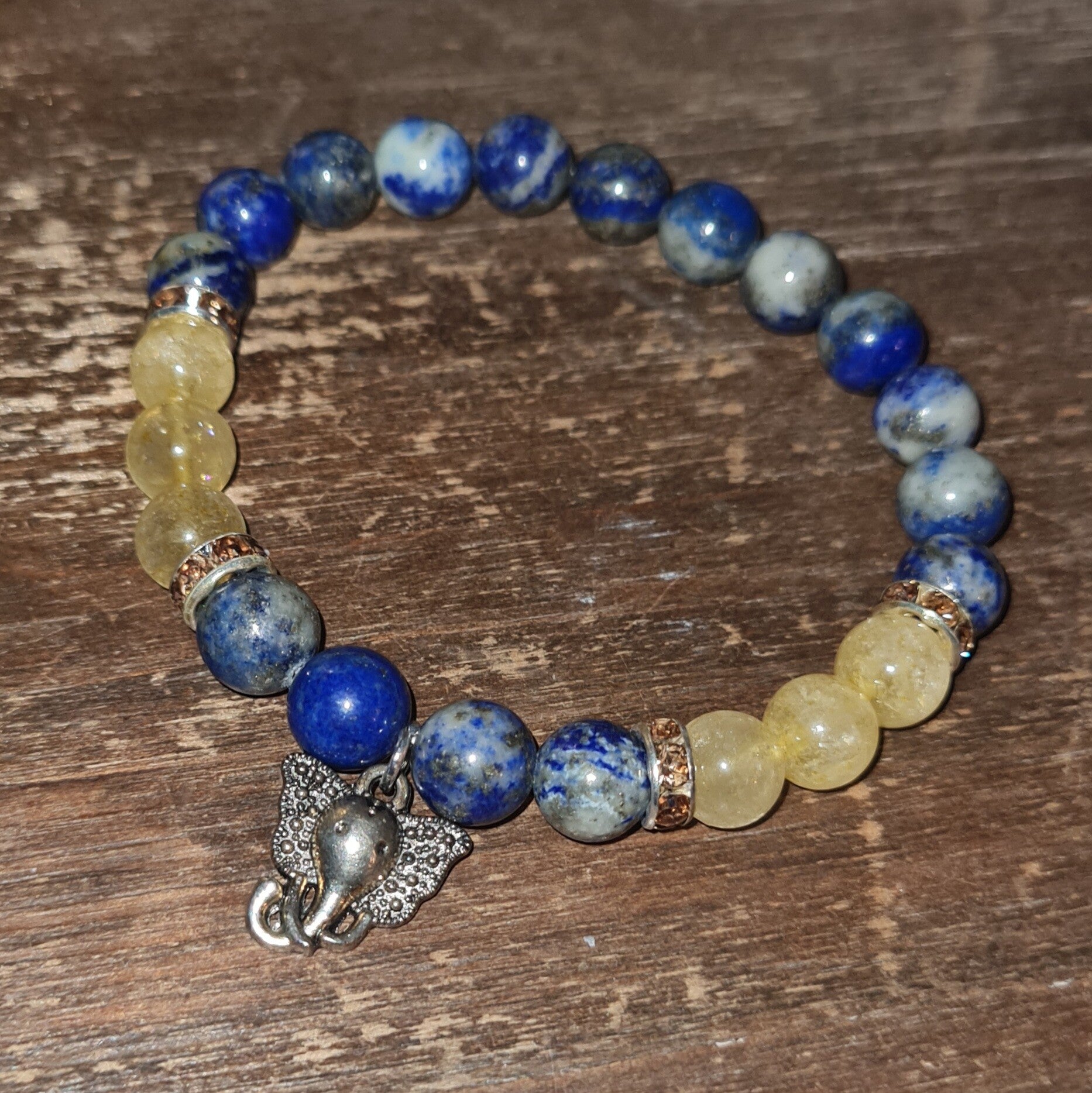 Armband "Ganescha" mit Lapislazuli