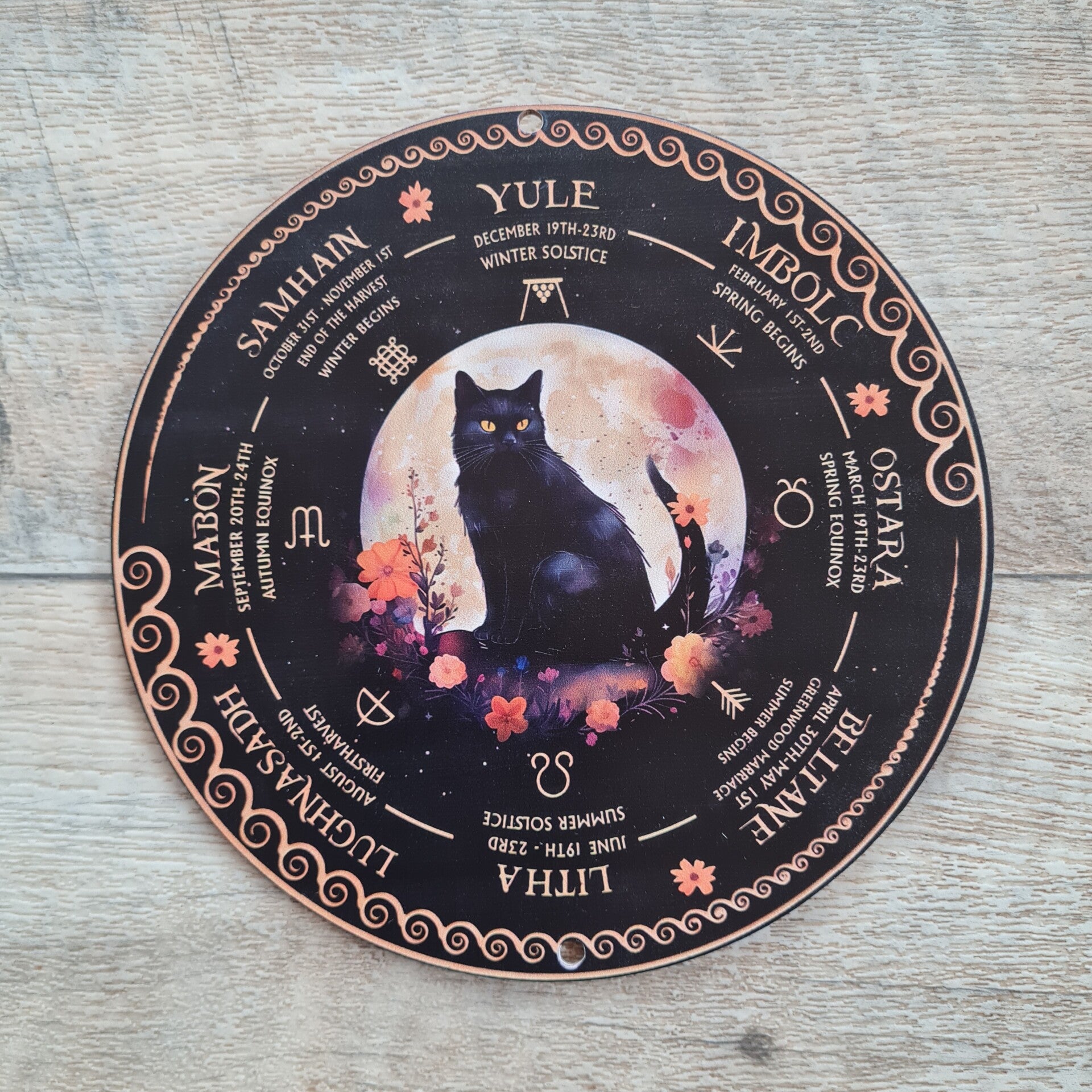 Hexenjahr Kalender Black Cat