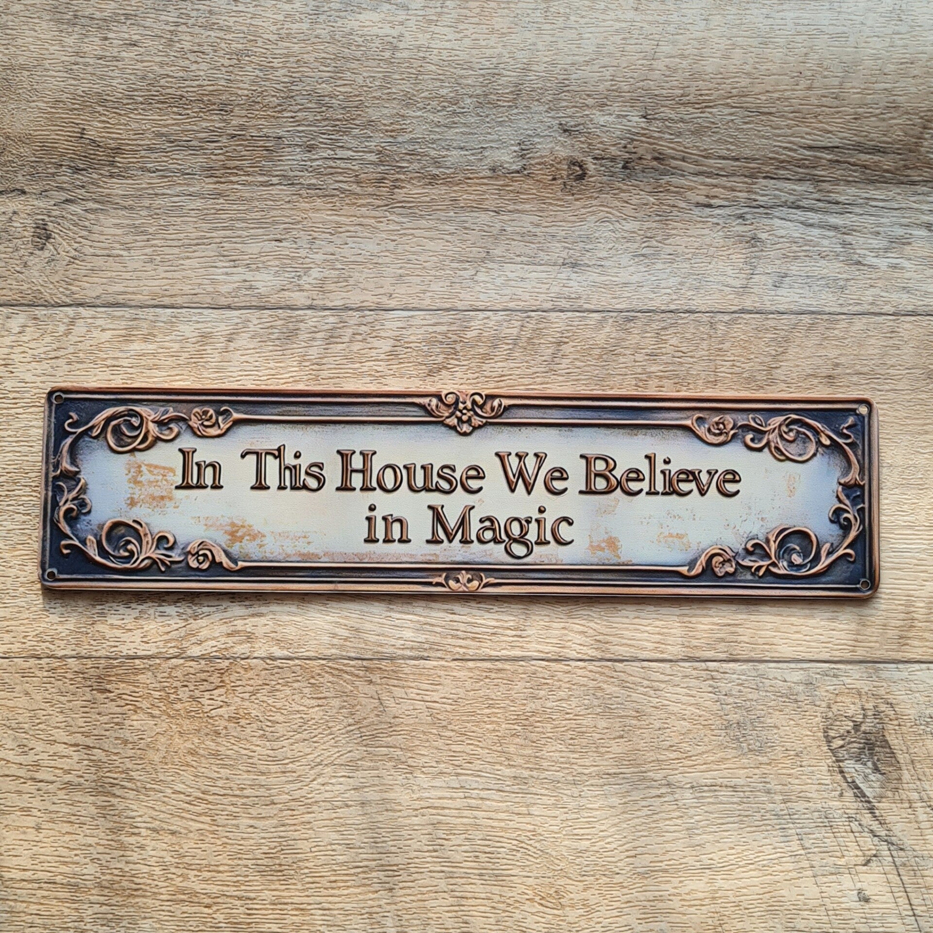 Vintage Schild "Belive in Magic"
