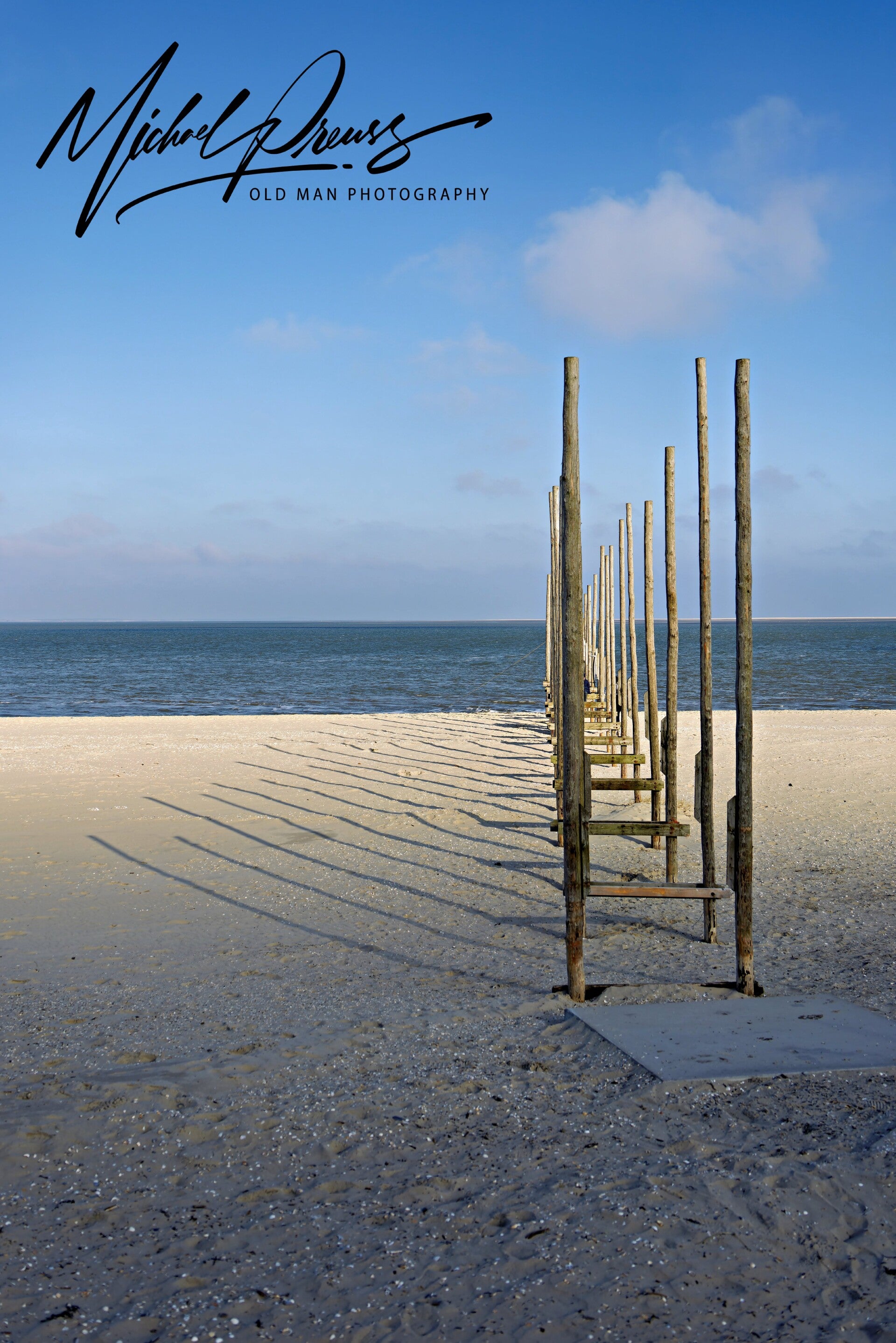 Wintermorgen am  Strand von Texel