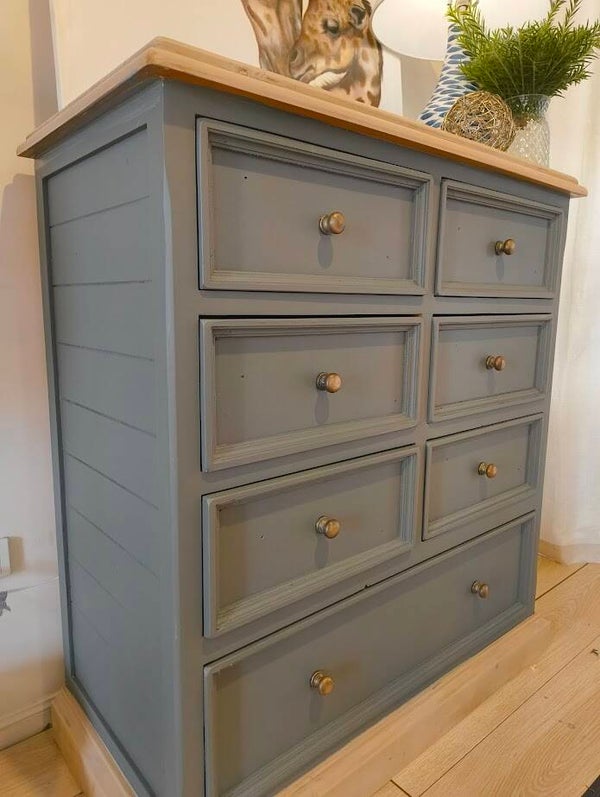 Highlands Green Tallboy Dresser